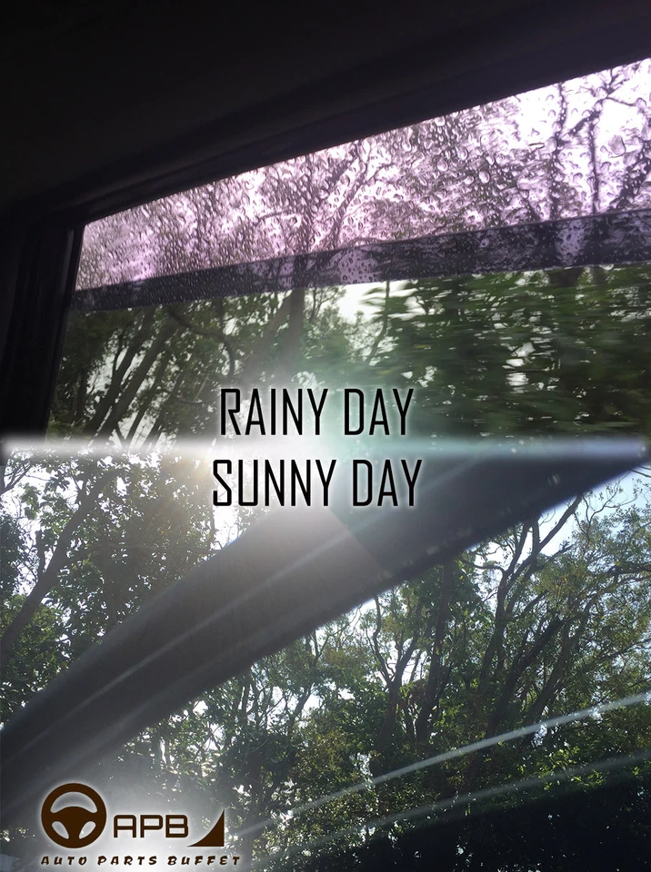 For Suzuki SX4 Hatchback 06-14 Deflector Window Visors Guard Vent Weather Shield - Image 3 of 4