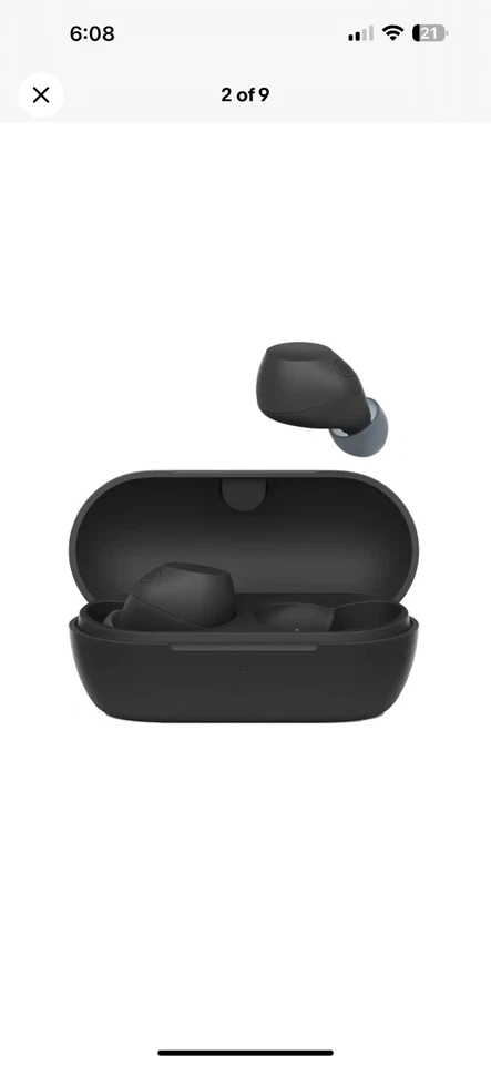 Sony WF-C710N Truly Wireless Bluetooth In-Ear Bluetooth Headphones Black WFC710N - Image 2 of 4