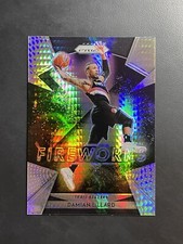 2018-19 Panini Prizm Fireworks Hyper Prizm Damian Lillard Trailblazers