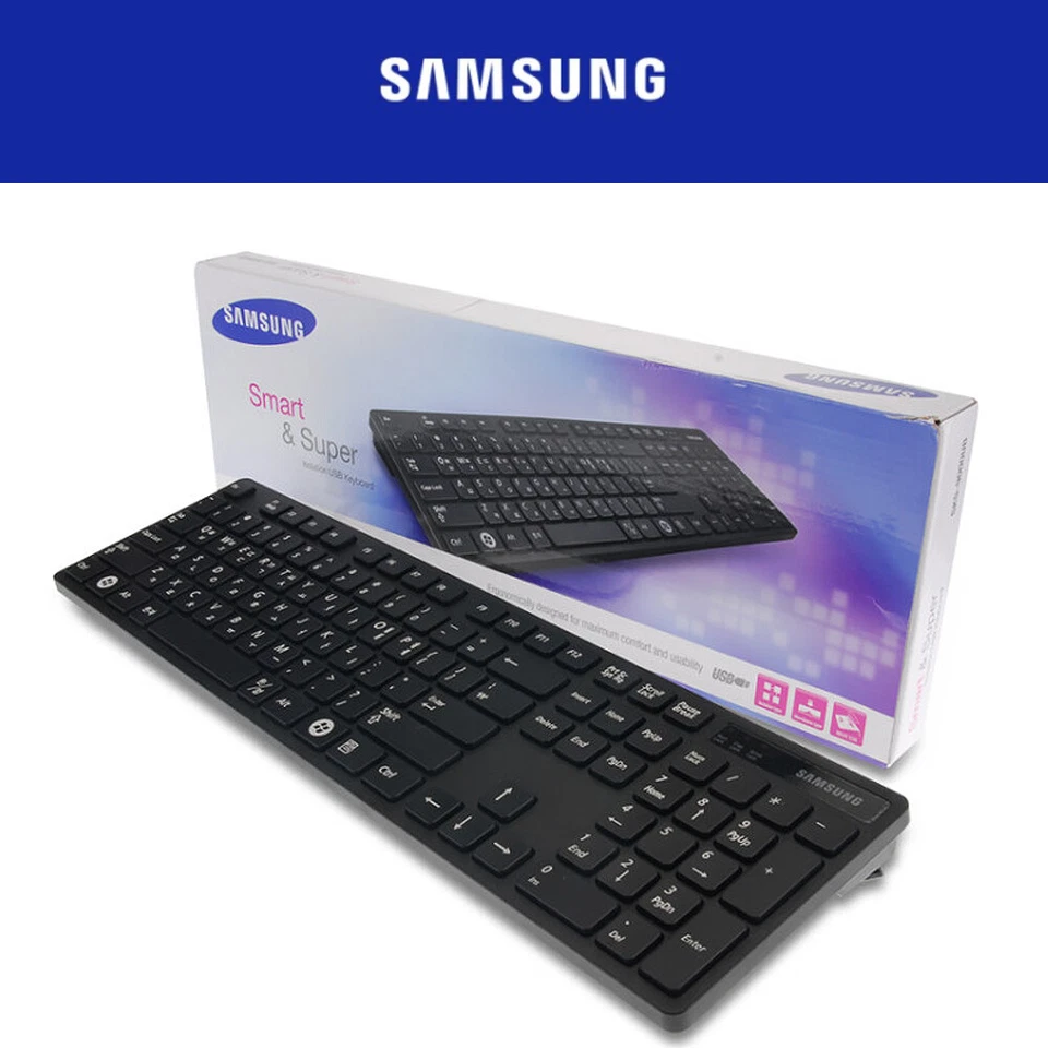 SAMSUNG Wired Keyboard SKS-9000UB Isolation USB Keyboard Comfortable Stable - Image 3 of 4