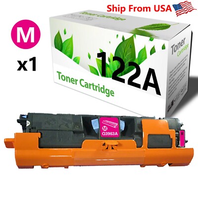 (1PK,Magenta) 122A Toner Cartridge Q3963A for Color 2820 2840 2830 ...