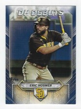 2021 Topps Series 2 #DHD-13 Eric Hosmer DH Debuts Blue Parallel ~ Padres