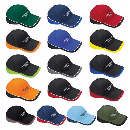 Personalised Custom Text Embroidered Baseball Cap Adjustable Peak Sports Hat - 第 1/21 張圖片