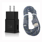 Fast Home Charger 6Ft Usb Cable Quick Power Adapter Travel Wall for Cell Phones