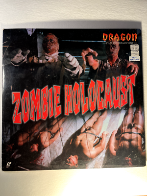 ZOMBIE HOLOCAUST DR. BUTCHER, M.D. on LaserDisc w/ poster Rare