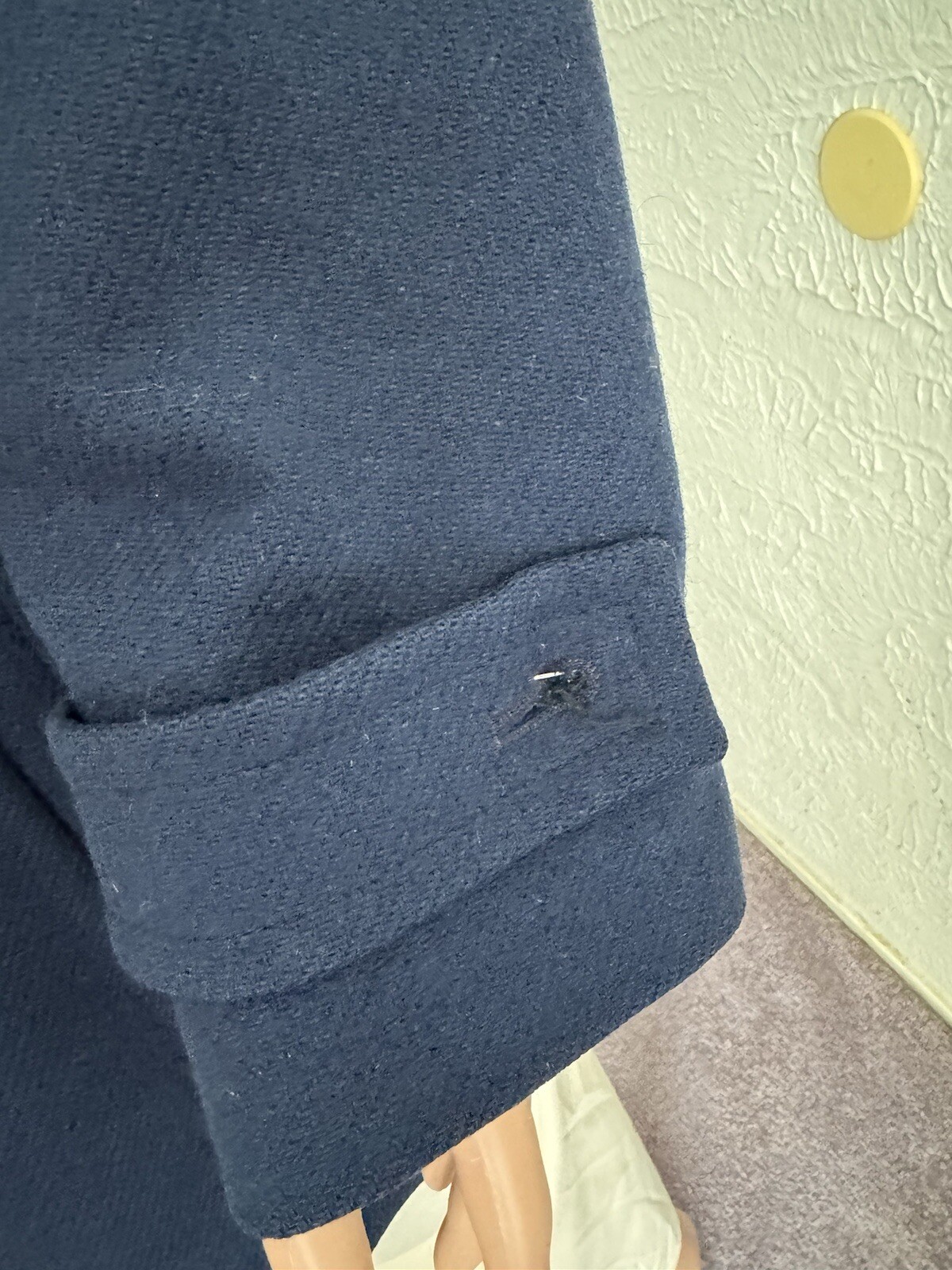 Pendleton Vintage Virgin Wool Double Breasted Nav… - image 6