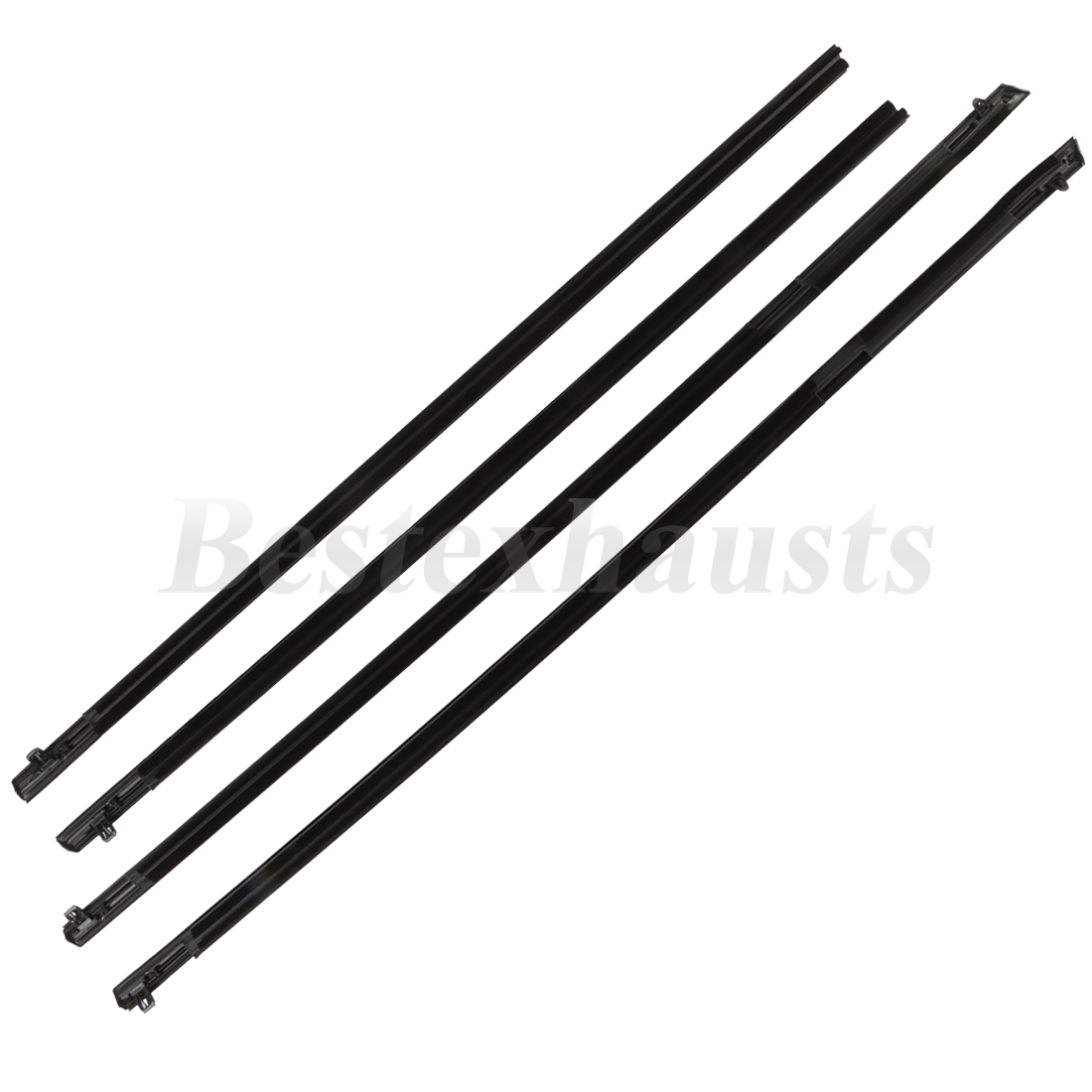 Lower Door Window Reveal Molding Weatherstrip Black For 08-09 Pontiac G8 GT GXP