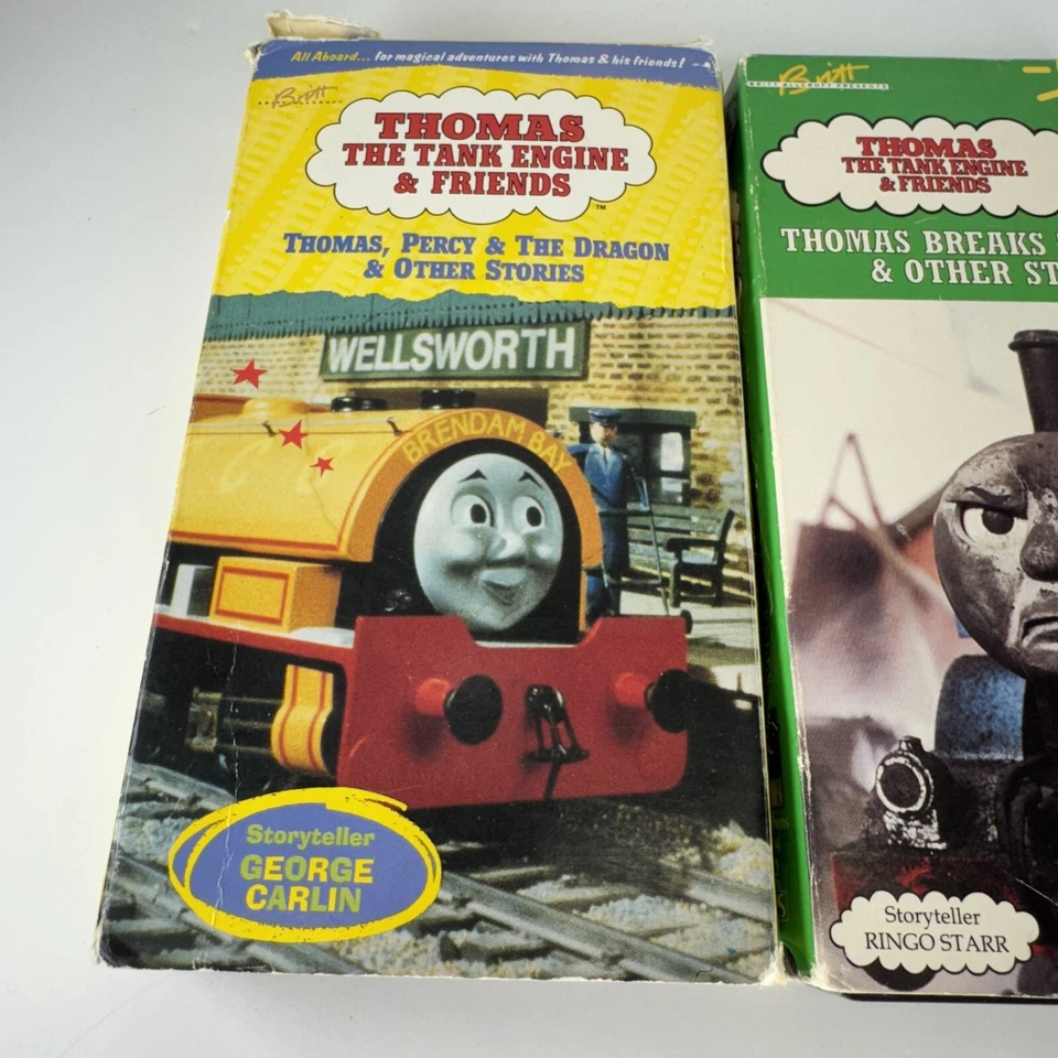 Thomas The Tank Engine & Friends VHS Cassette Animation Kids TV Show Lot of 2 - Image 3 of 4