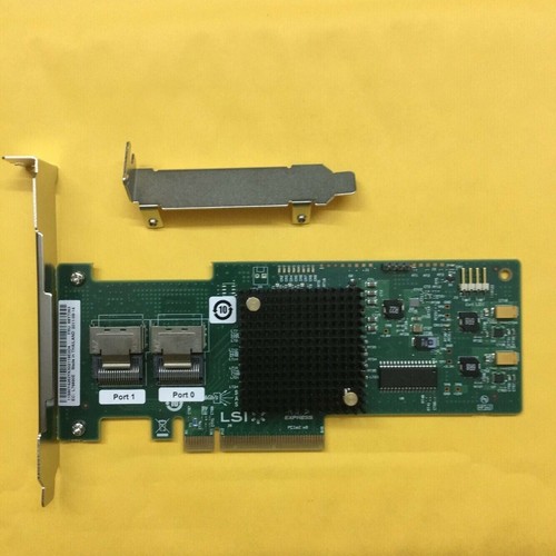 LSI 9210-8i = (9211-8i) 6Gbps SAS HBA FW: P20 IT Mode ZFS FreeNAS unRAID US - Picture 2 of 3
