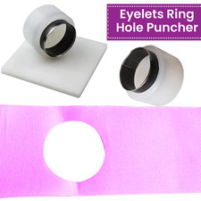 Hole Cutting Die with Strong Plastic Mat Curtain Eyelets Hole Punching Kit 46mm