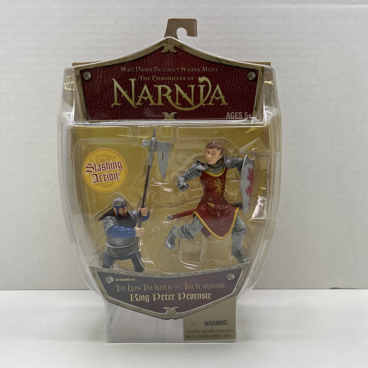 Chronicles Of Narnia Lion Witch & Wardrobe King Peter Figure NIP
