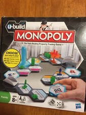 U-Build Monopoly Hasbro Fast Dealing Property Trading Family Game