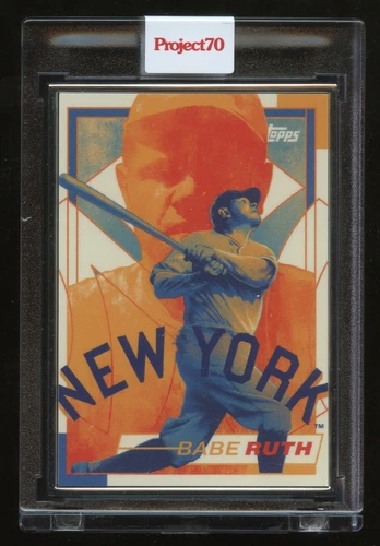 2021 Topps Project 70 153 Artist Proof #12/51 1990 BABE RUTH by MATT TAYLOR