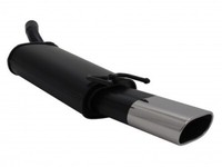 Novus Sport-Auspuff +Abe 135X75Mm GebröDelt Edelstahl FüR Opel Tigra-A/S93