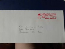 australia commercial cover used 1999 commissioner of police