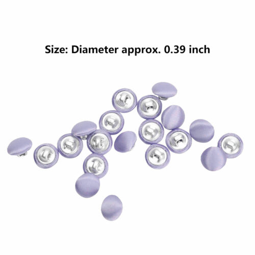20x 10mm Smooth Satin Covered Metal Shank Buttons for Tuxedo Suit_Blouses Coat - Picture 56 of 79