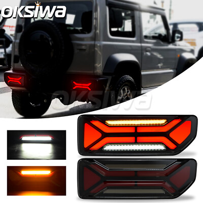 For 2019-2024 Suzuki Jimny LED Tail Lights Turn Signal Lamps W/Start Up Sequence