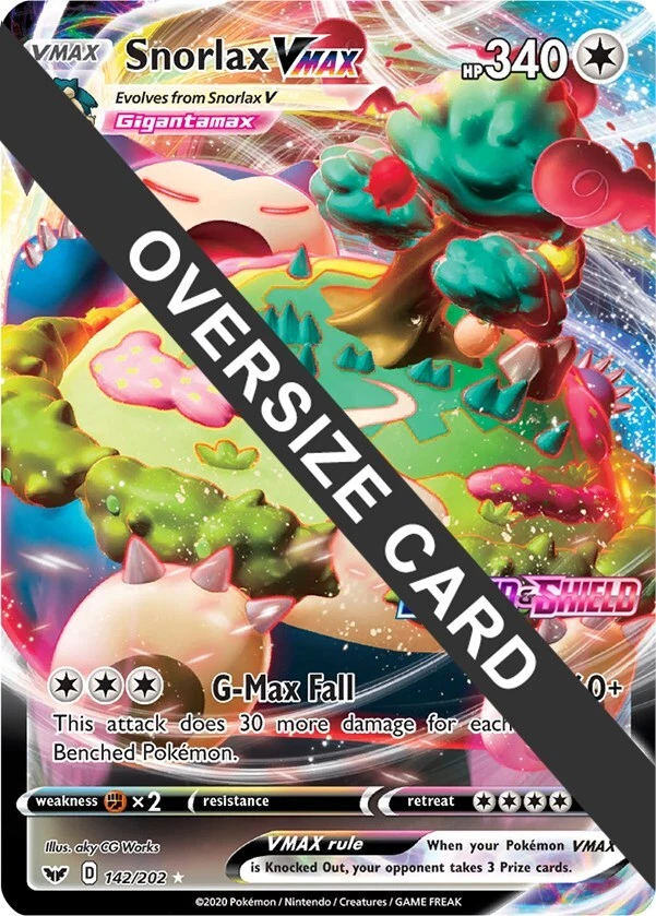Snorlax VMAX 142/202 Jumbo Cards