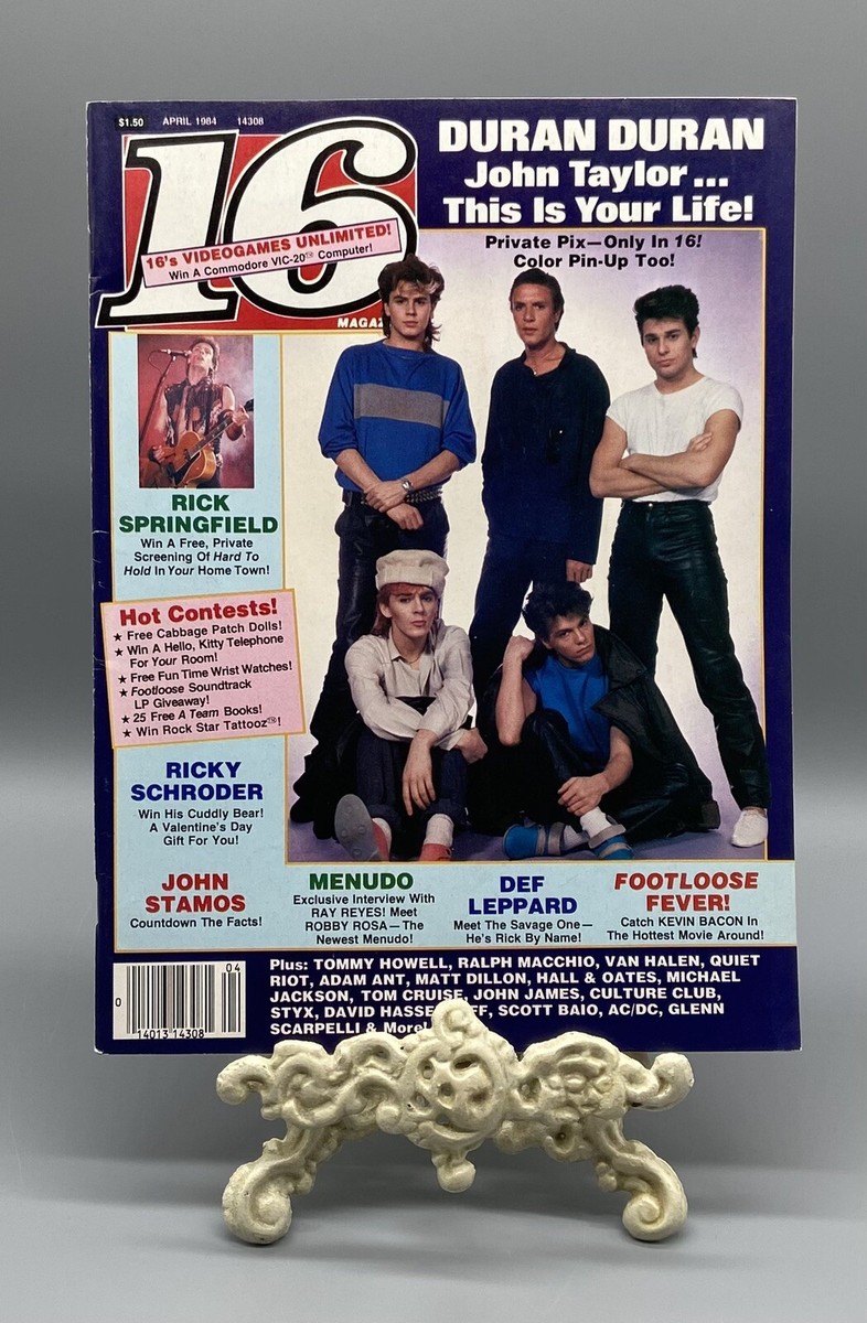 16 Teen Magazine April 1984 Def Leppard, Macchio, Van Halen