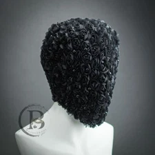 The Mask Studded Florals Full Face Over the Head Masquerade Mask Haute Cou