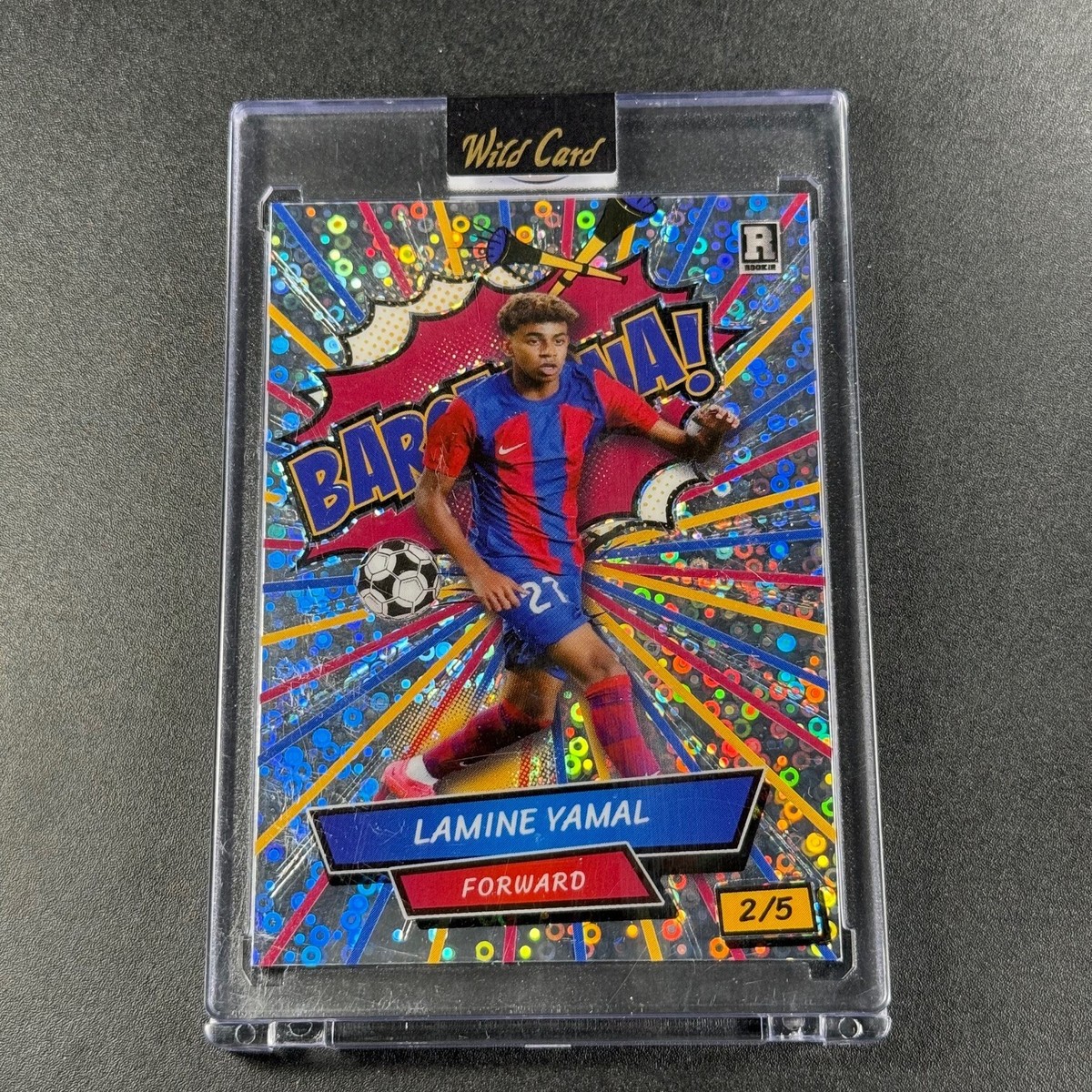 アメコミ yama610 LAMINE YAMAL 2024 WILD CARD COMIX ACBR-LY6 BARCELONA REFRACTOR