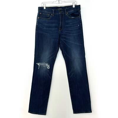 Lucky Brand Men s Skinny Jeans Size 32/32 Dark Blue Pre-Owned