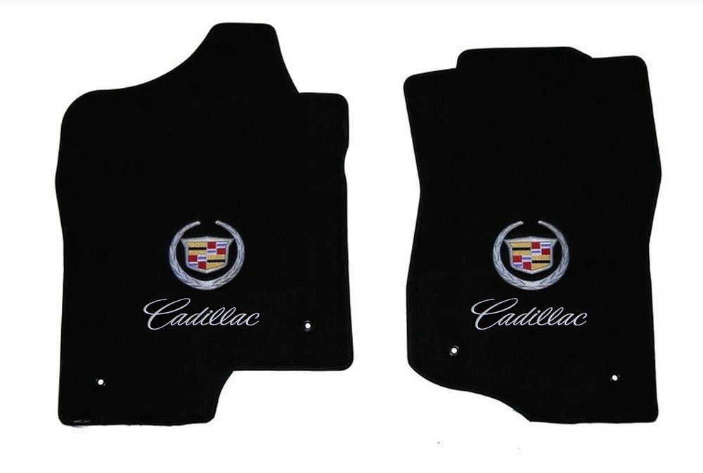 New Black Floor Mats For Cadillac Escalade 2007-2014 – 3pc Set With Logo