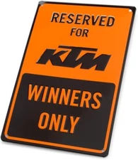 KTM Parking Plate Sign