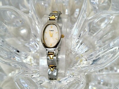 Timex Women\'s Silver and Gold Tone Bracelet Watch Timex Womens Two Tone Bracelet Watch Tw2t50200ji - JCPenney main image 3