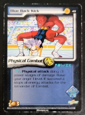 Dragonball Z - TCG - Blue Back Kick #49 | eBay