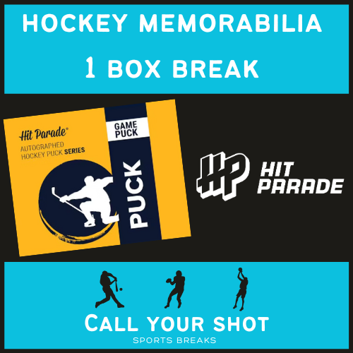 Chicago Blackhawks 1 Autographed Item BoxBreak - 2025 Hit Parade Game Puck - Picture 1 of 6