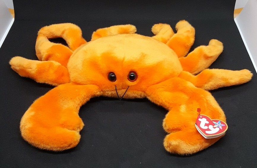 orange crab beanie baby