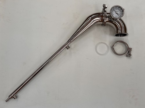 3 inch stainless steel pot still head 304 SS - Home Distillery