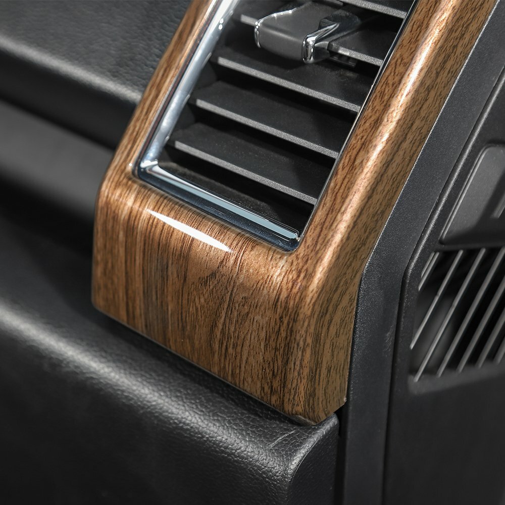 For Ford F150 Molded Wood Grain Dashboard Side Outlet Air Vent Cover For Ford F150 Molded Wood Grain Dashboard Side Outlet Air Vent Cover