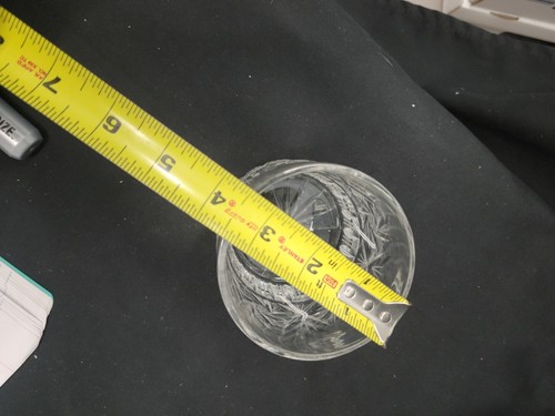 4 antique old fashioned glasses cut crystal  #5294 - Picture 5 of 24