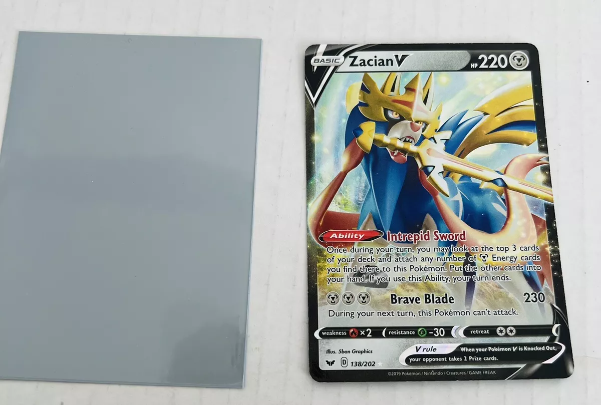 Zacian V #138 Full Art Pokemon Sword & Shield – Frankie's Top Quality Cards