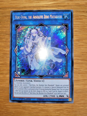 Yuki Onna the absolute Zero Mayakashi Secret Rare RA05-EN057 English Yugioh