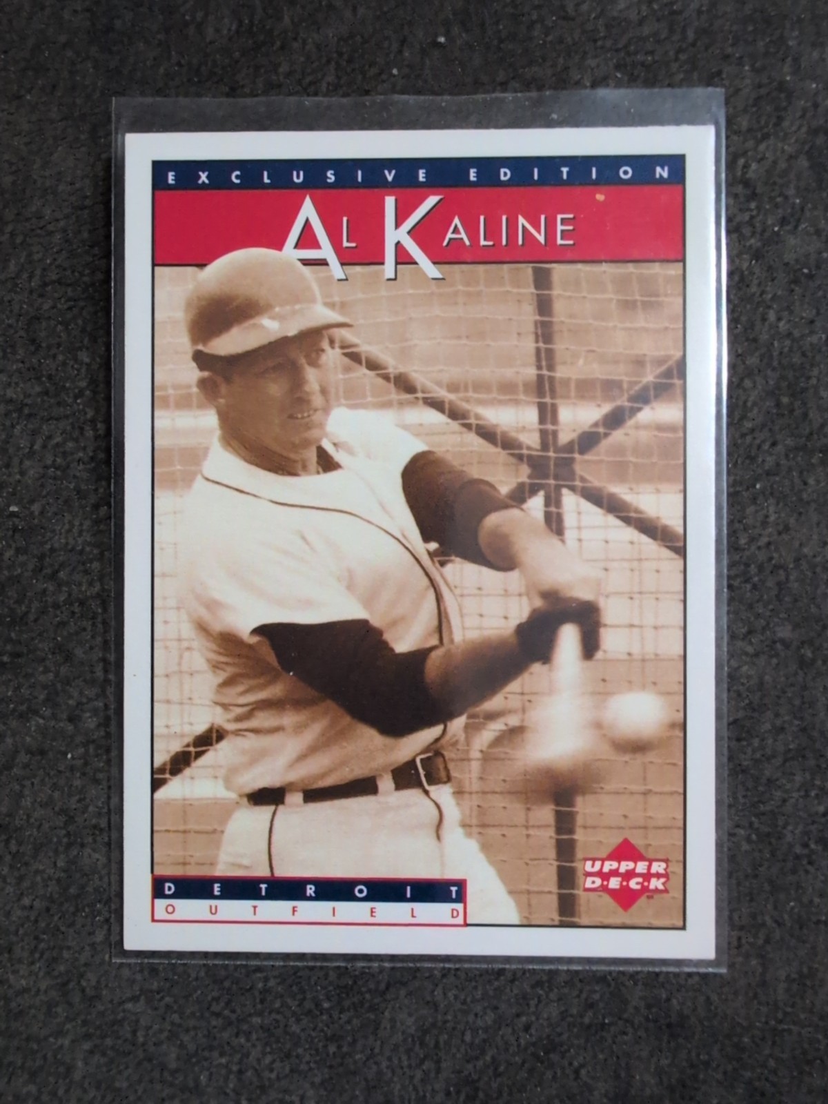 1995 Upper Deck Sonic Heroes of Baseball #16 Al Kaline Tigers Baseball Card 