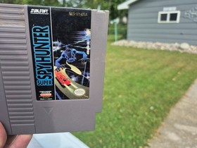 Super Spy Hunter (Nintendo NES, 1992) Authentic Cart & Dust Cover, Tested