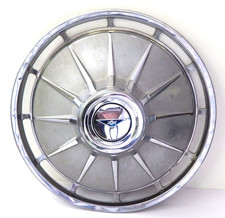 Chevrolet Chevy Hub Cap 13 Wheel Metal Finish Grooved Center Emblem 1960s Usa