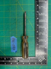 Vintage 7" Long Professional Phillips Head Screwdriver Yellow  Black Handle