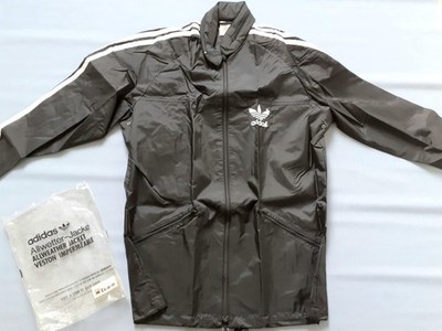 VINTAGE 80s 80s ADIDAS Glanz Nylon Raincoat All Weather Jacket 46 Deadstock MIB