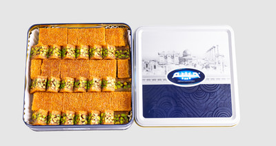 Habibah sweets Assorted Pistachio Osmalli Baklava 1.0 kg  FAST SHIPPING 