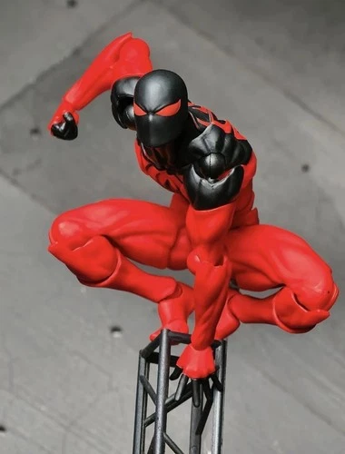 Mess Toys Scarlet Neighbor Kaine Parker Spider-Man 1/12 Action Figure USA STOCK image 12