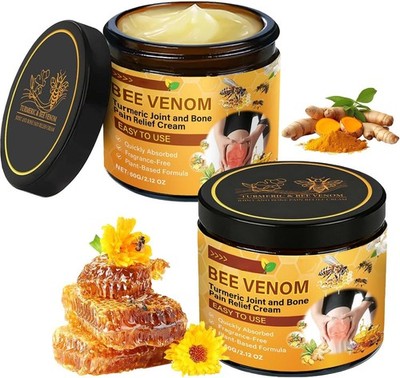 Bienengiftsalbe & Bee Cream Relief für Joint Discomfort - 2PCS Bee Venom Cream
