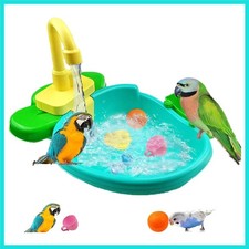 Bird Bath for Cage, Bird Bath Fountains Indoor, Parrot Automatic Bathing Box ...