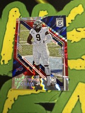 2021 Donruss Elite Rookies Aspirations Shimmer Carlos Basham Jr Boogie RC /499