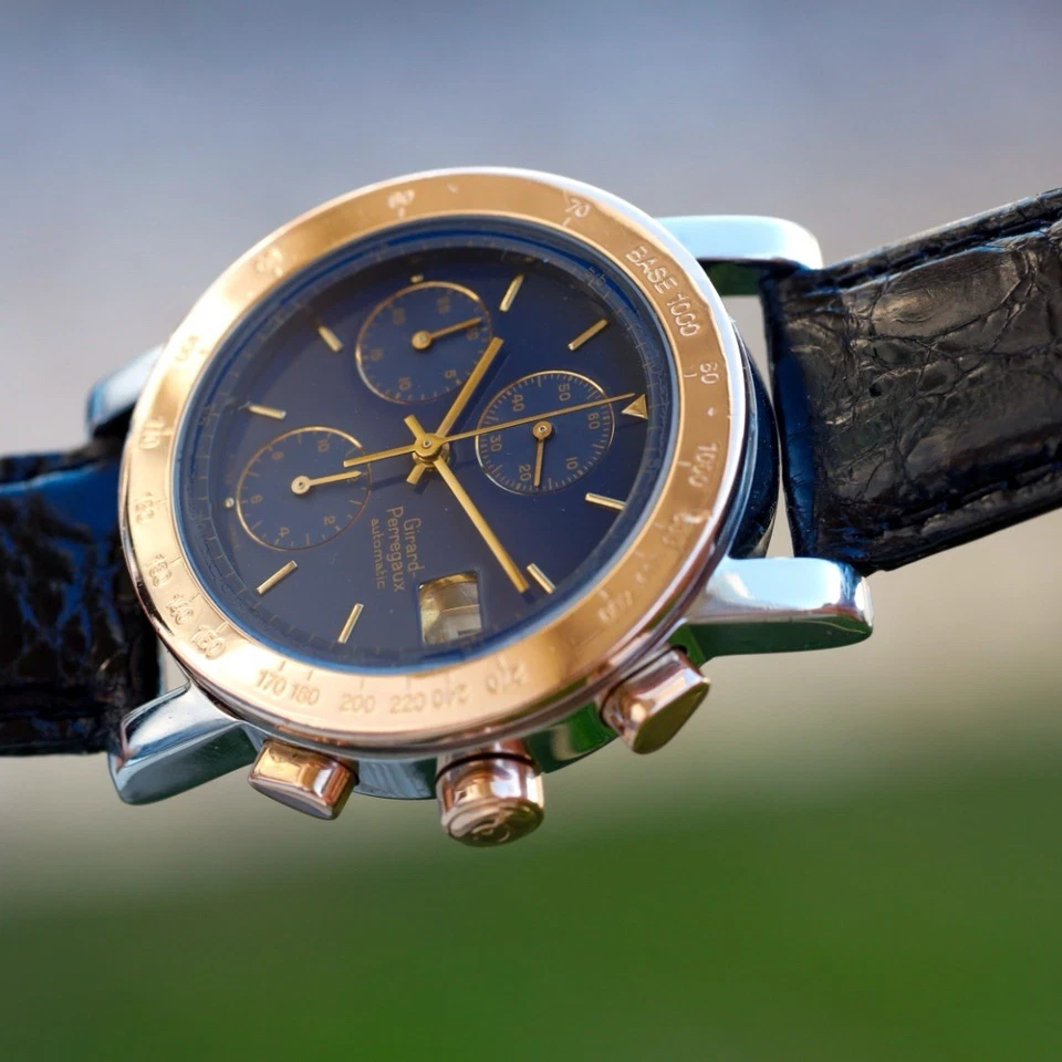 Girard Perregaux GP7000 Full Set Acciaio E Oro Automatico Foto 3 de 4