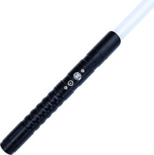 Kybers RGB LightSaber Black Metal Handle BASIC Series Star Wars New