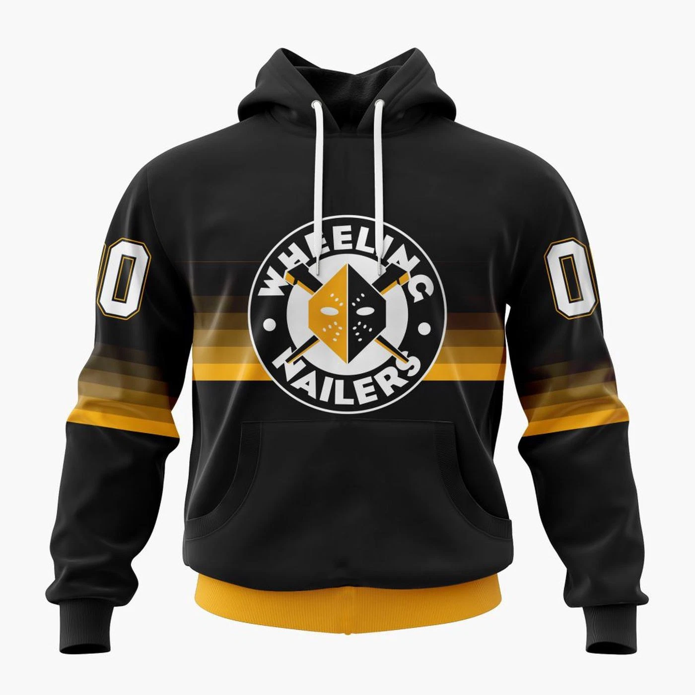 Personalized Wheeling Nailers Special Gradient Hoodie